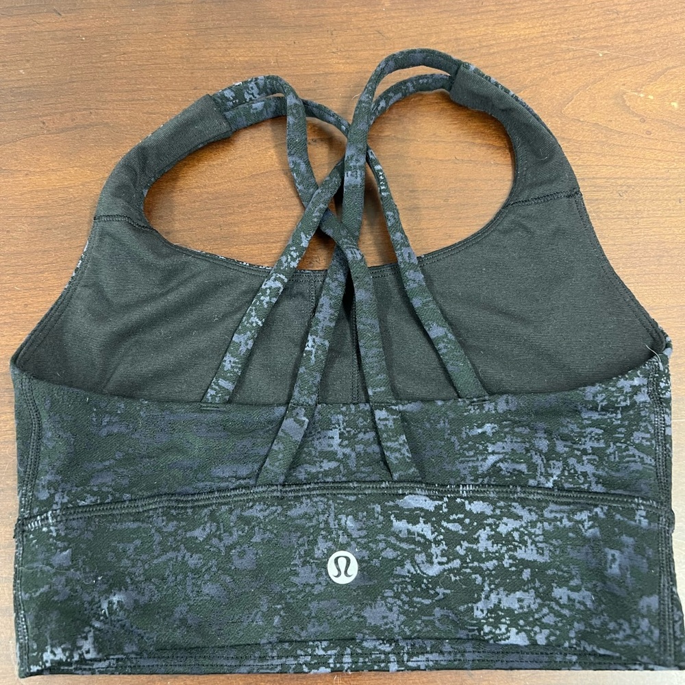 Lululemon Energy Long Line Sports Bra Size 4 - Picture 2 of 3